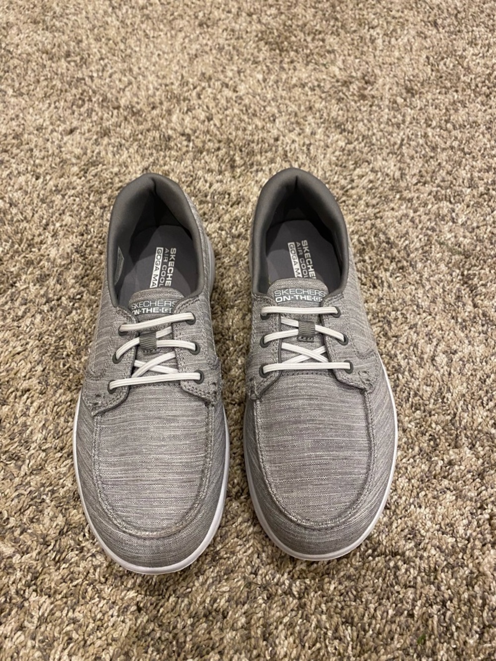 Skechers Gray Casual Slip-On Shoes